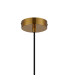 Jackson 1 Light Vertical Pendant E27 Antique Gold-6