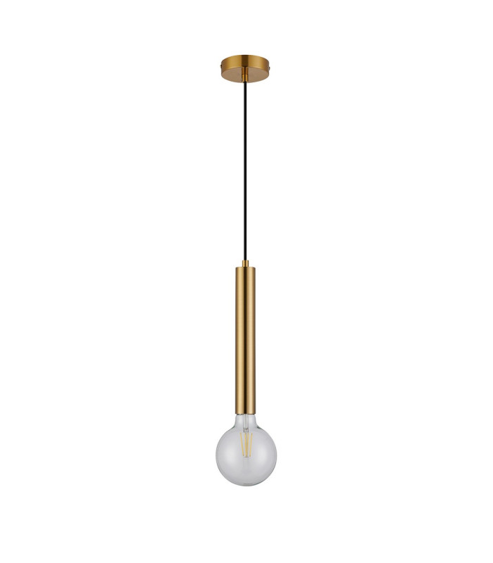 Jackson 1 Light Vertical Pendant E27 Antique Gold-9