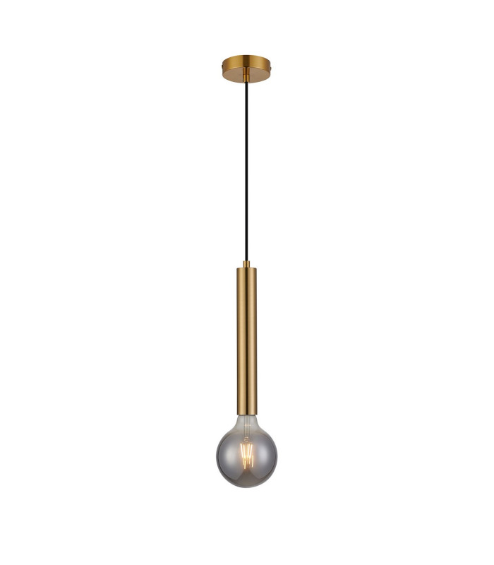 Jackson 1 Light Vertical Pendant E27 Antique Gold-10