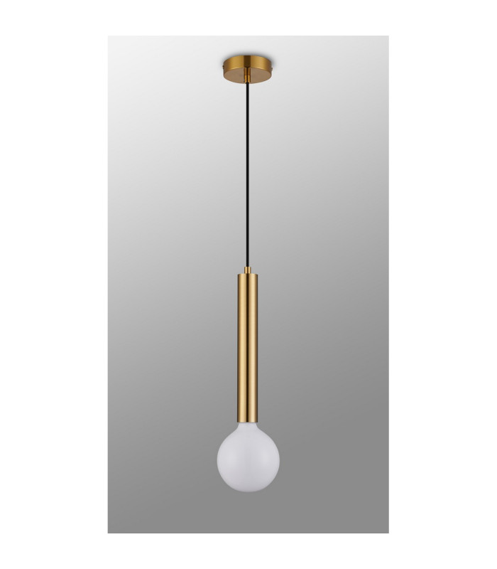 Jackson 1 Light Vertical Pendant E27 Antique Gold-13