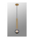 Jackson 1 Light Vertical Pendant E27 Antique Gold-16