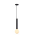 Jackson 1 Light Vertical Pendant E27 Satin Black-1