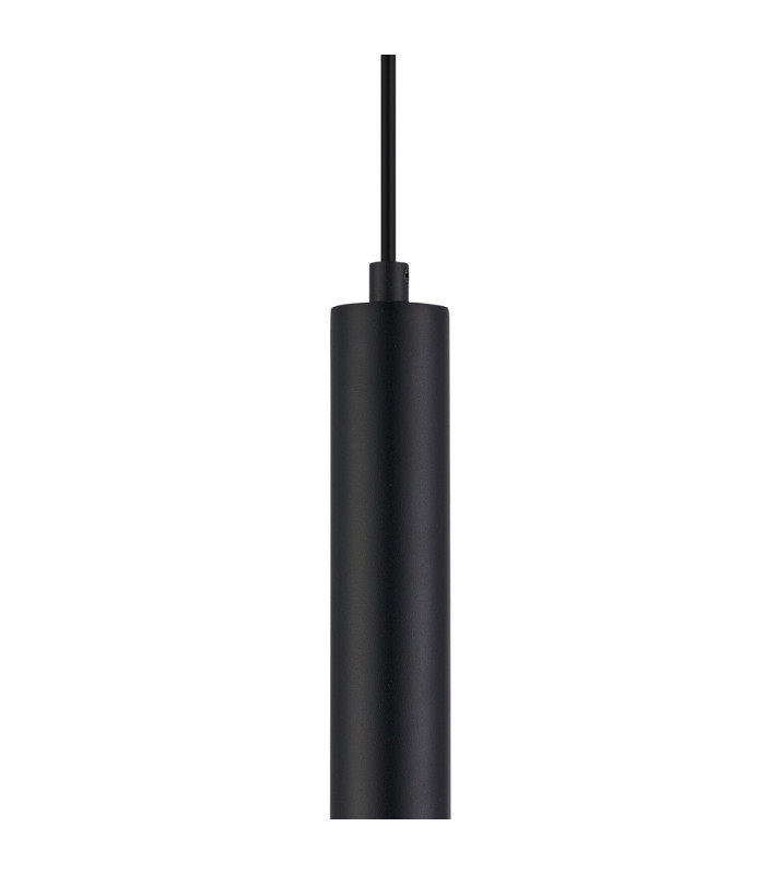 Jackson 1 Light Vertical Pendant E27 Satin Black-7