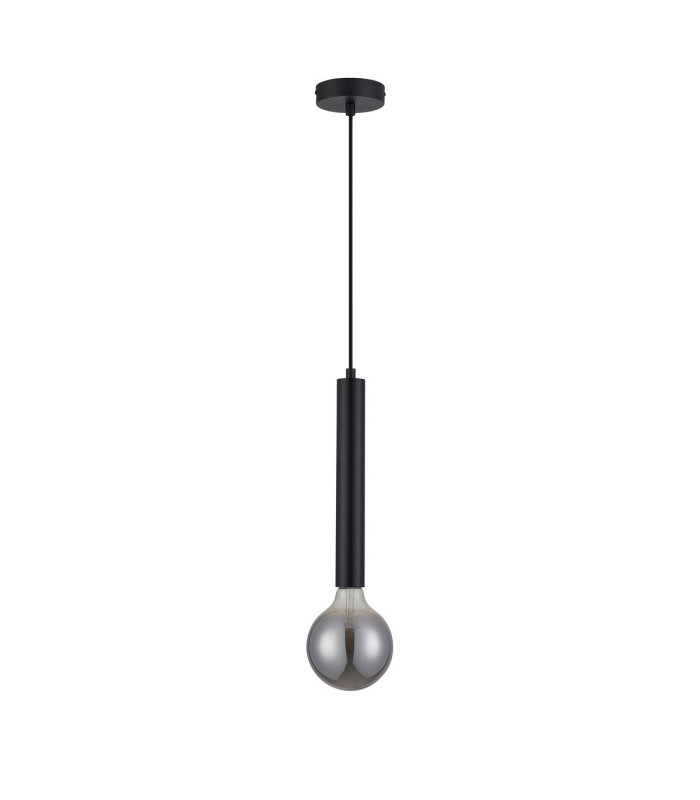 Jackson 1 Light Vertical Pendant E27 Satin Black-11