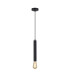 Jackson 1 Light Vertical Pendant E27 Satin Black-12