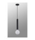 Jackson 1 Light Vertical Pendant E27 Satin Black-13