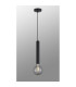 Jackson 1 Light Vertical Pendant E27 Satin Black-14