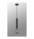 Jackson 1 Light Vertical Pendant E27 Satin Black-15