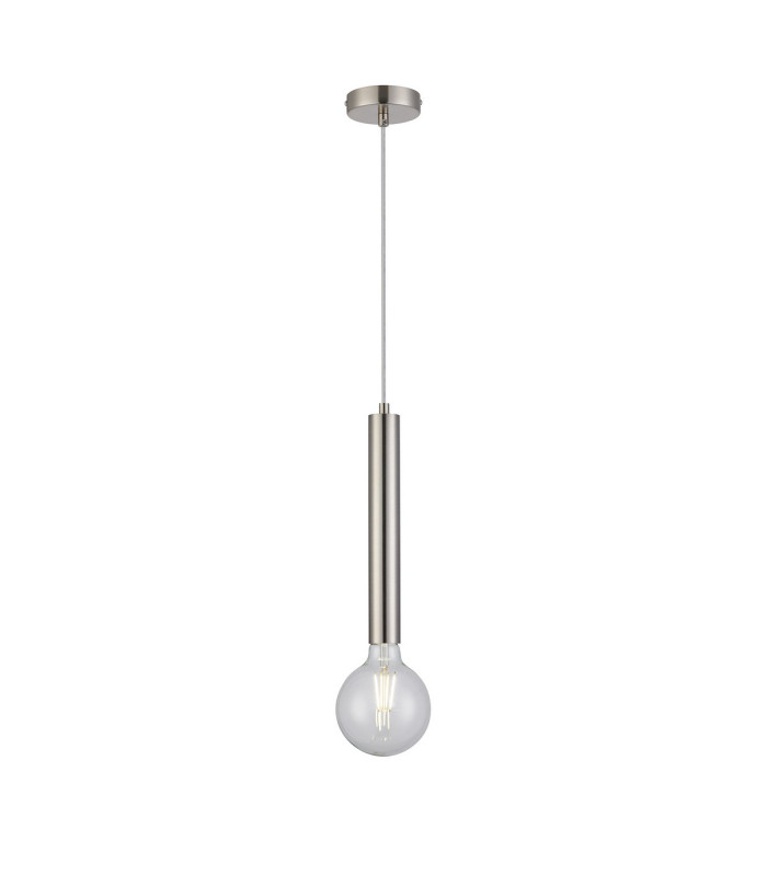 Jackson 1 Light Vertical Pendant E27 Satin Nickel-5