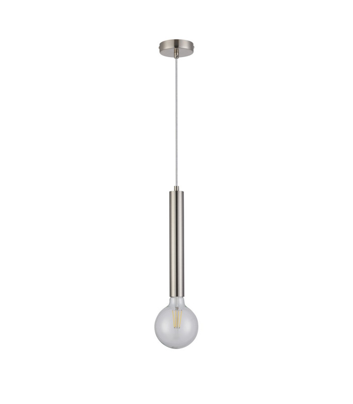 Jackson 1 Light Vertical Pendant E27 Satin Nickel-9