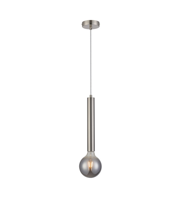 Jackson 1 Light Vertical Pendant E27 Satin Nickel-10