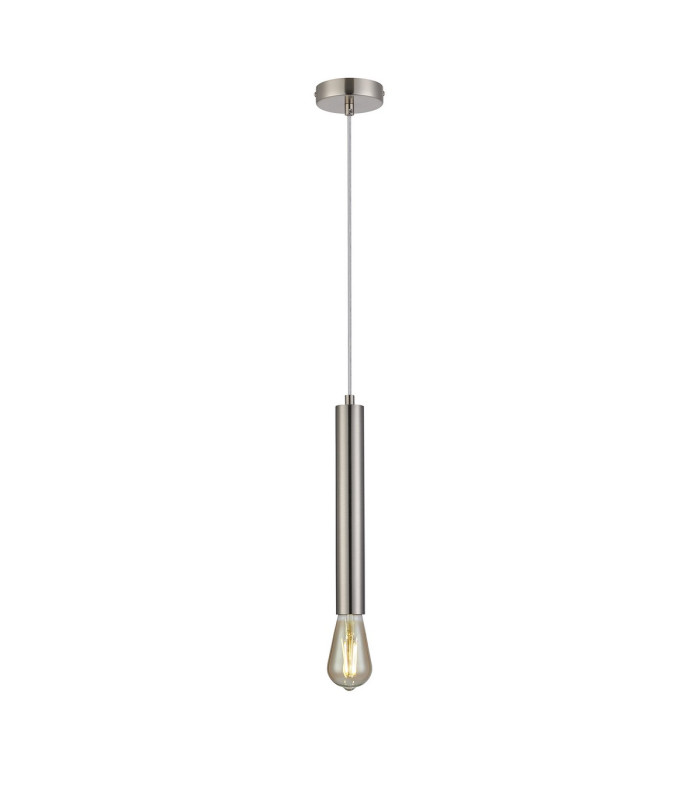 Jackson 1 Light Vertical Pendant E27 Satin Nickel-12