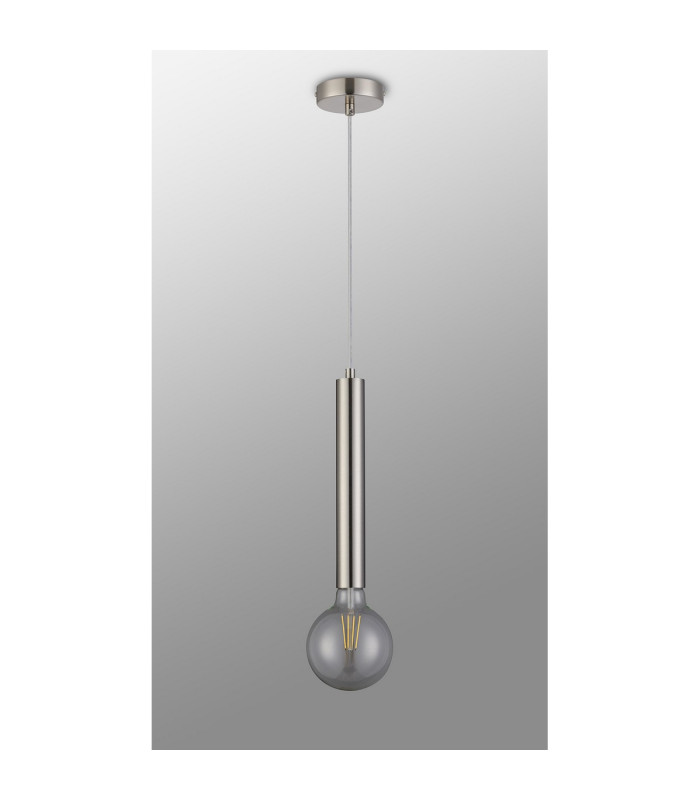 Jackson 1 Light Vertical Pendant E27 Satin Nickel-15