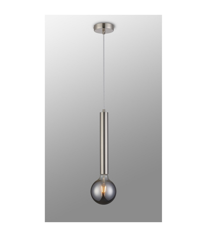 Jackson 1 Light Vertical Pendant E27 Satin Nickel-16