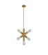 Jackson 3 Arm 5 Light Vertical Adjustable Pendant E27 Antique Gold-8