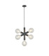 Jackson 3 Arm 5 Light Vertical Adjustable Pendant E27 Satin Black-1