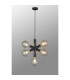 Jackson 3 Arm 5 Light Vertical Adjustable Pendant E27 Satin Black-3