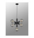 Jackson 3 Arm 5 Light Vertical Adjustable Pendant E27 Satin Black-8