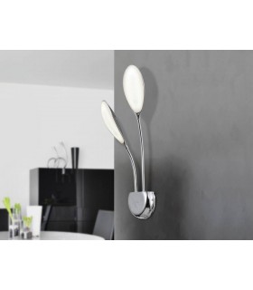 Integrated LED 2 Light Wall Lamp Chrome - 1