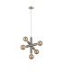 Jackson 3 Arm 5 Light Vertical Adjustable Pendant E27 Satin Nickel-4
