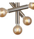 Jackson 3 Arm 5 Light Vertical Adjustable Pendant E27 Satin Nickel-8