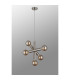 Jackson 3 Arm 5 Light Vertical Adjustable Pendant E27 Satin Nickel-12