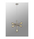 Jackson 3 Arm 5 Light Vertical Adjustable Pendant E27 Satin Nickel-13
