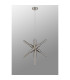 Jackson 3 Arm 5 Light Vertical Adjustable Pendant E27 Satin Nickel-16
