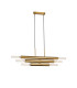 Jackson 3 Arm 6 Light Horizontal Adjustable Pendant E27 Antique Gold-11