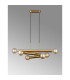 Jackson 3 Arm 6 Light Horizontal Adjustable Pendant E27 Antique Gold-14