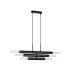 Jackson 3 Arm 6 Light Horizontal Adjustable Pendant E27 Satin Black-5