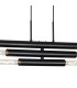 Jackson 3 Arm 6 Light Horizontal Adjustable Pendant E27 Satin Black-6