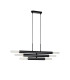 Jackson 3 Arm 6 Light Horizontal Adjustable Pendant E27 Satin Black-9