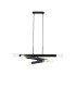 Jackson 3 Arm 6 Light Horizontal Adjustable Pendant E27 Satin Black-10