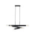Jackson 3 Arm 6 Light Horizontal Adjustable Pendant E27 Satin Black-11