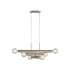 Jackson 3 Arm 6 Light Horizontal Adjustable Pendant E27 Satin Nickel-11
