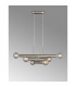 Jackson 3 Arm 6 Light Horizontal Adjustable Pendant E27 Satin Nickel-16