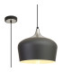 Harpersfield 35cm Pendant 1 x E27 Anthracite/Satin Nickel-1