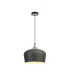 Harpersfield 35cm Pendant 1 x E27 Anthracite/Satin Nickel-4