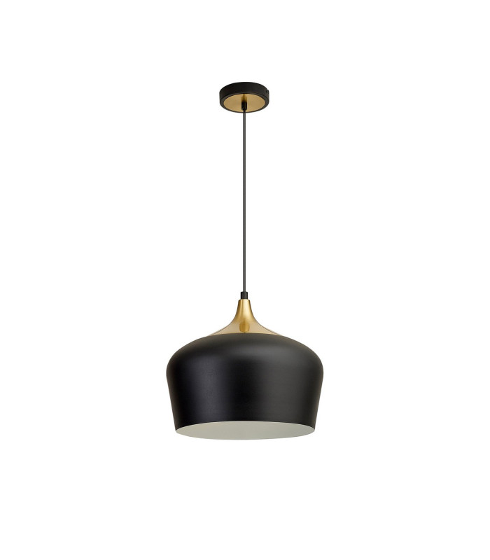 Harpersfield 35cm Pendant 1 x E27 Black/Gold-5