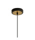 Harpersfield 35cm Pendant 1 x E27 Black/Gold-6