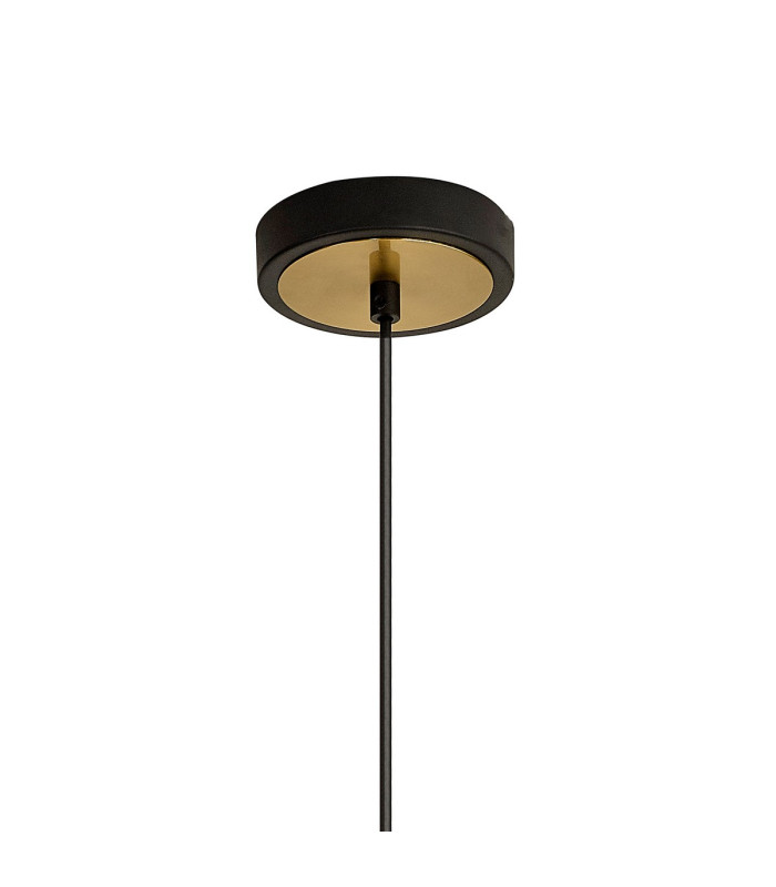 Harpersfield 35cm Pendant 1 x E27 Black/Gold-6