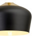 Harpersfield 35cm Pendant 1 x E27 Black/Gold-8