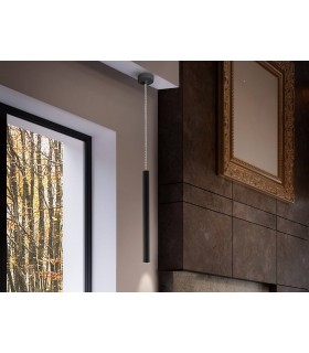 Integrated LED Ceiling Pendant Matt black - 1
