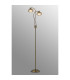 Bayside Floor Lamp 2 Light G9 Antique Brass/Cognac Glass/Clear Crystal-3