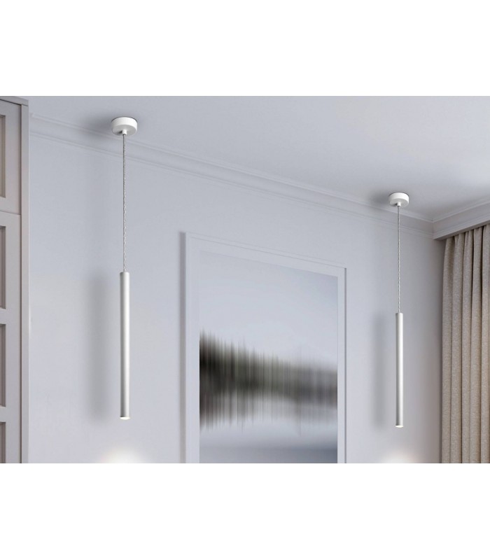 Integrated LED Ceiling Pendant White - 1