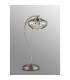 Bayside Crystal Table Lamp 1 Light G9 Antique Brass & Cognac Glass & Clear Crystal-6