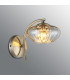 Bayside Wall Lamp 1 Light G9 Antique Brass/Cognac Glass/Clear Crystal-3