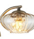 Bayside Wall Lamp 1 Light G9 Antique Brass/Cognac Glass/Clear Crystal-6
