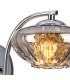 Bayside Wall Lamp 1 Light G9 Polished Chrome/Smoked Glass/Clear Crystal-6